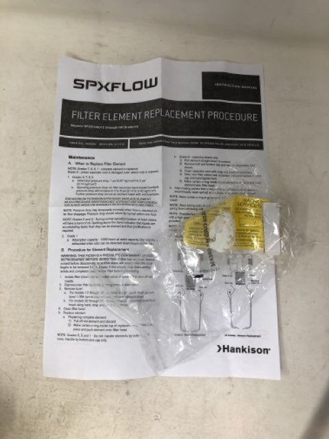 Hankison SPX FLOW Filter Element 3210856