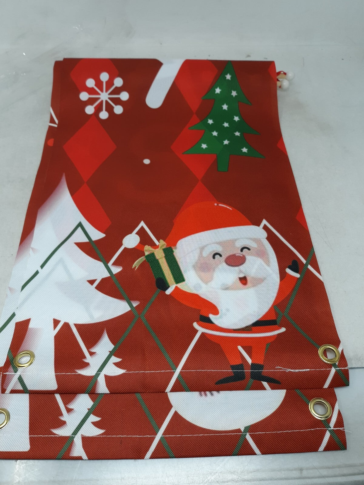 Weyon Merry Christmas Banner Christmas Front Door Porch Sign Decor Outdoor