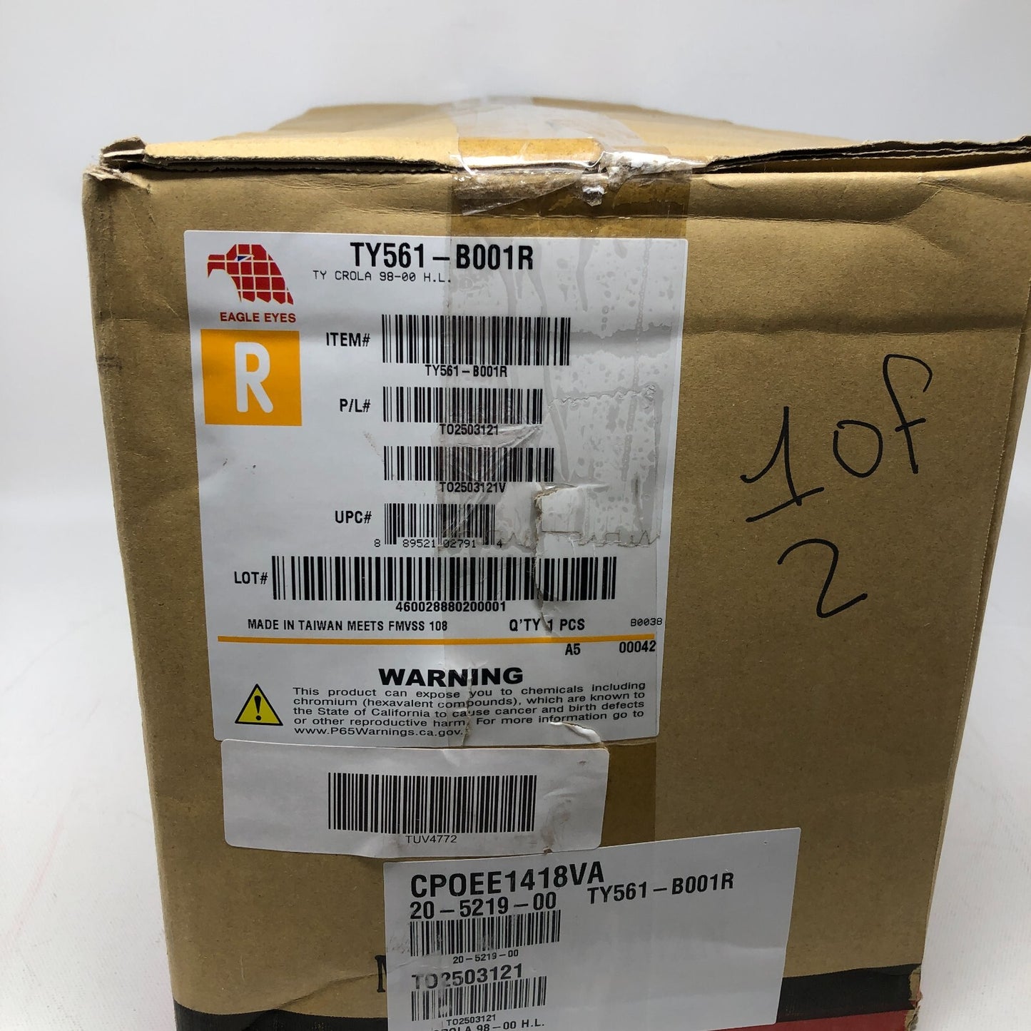 Eagle Eyes TY561-B001R Headlight