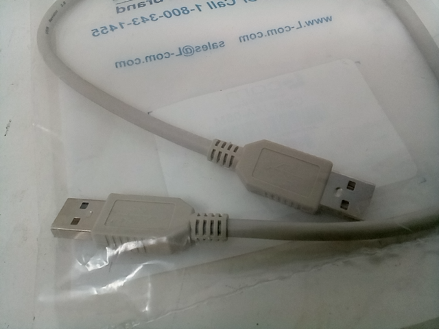 L-Com 822335015104 USB-A - USB-A Cable