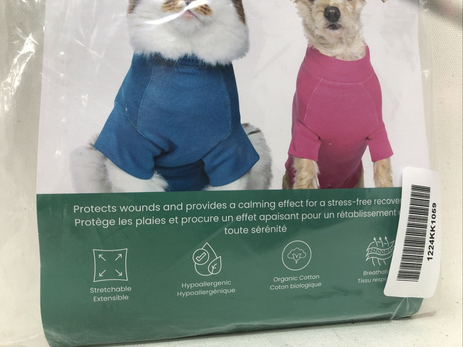 VetMedWear Recovery Suit Male Dogs All Cats XXS Blue Surgical Recovery