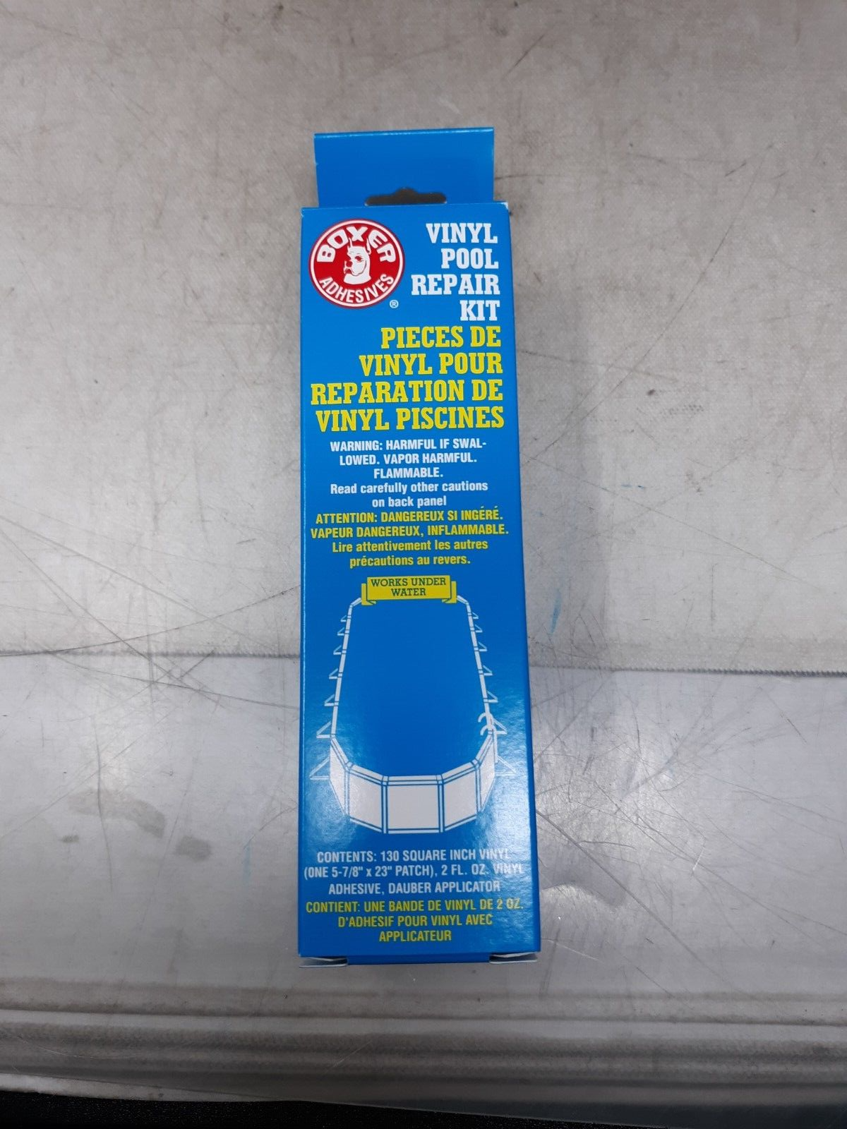 Case of 24 Boxer 859 Swimming Pool Vinyl Liner Underwater Patch Kit
