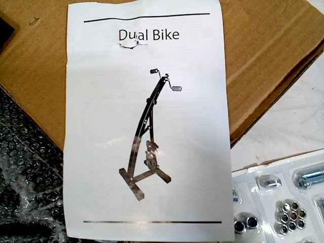 Dual Bike TF-6009 Bi-Pedal Arm and Legs Exerciser Bike - Black ADNN3