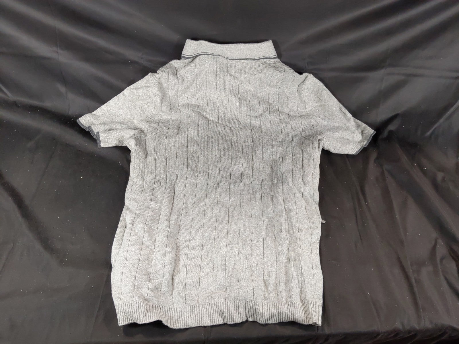 Mens Express polo H.Light Gray. Size L. 100% Cotton.