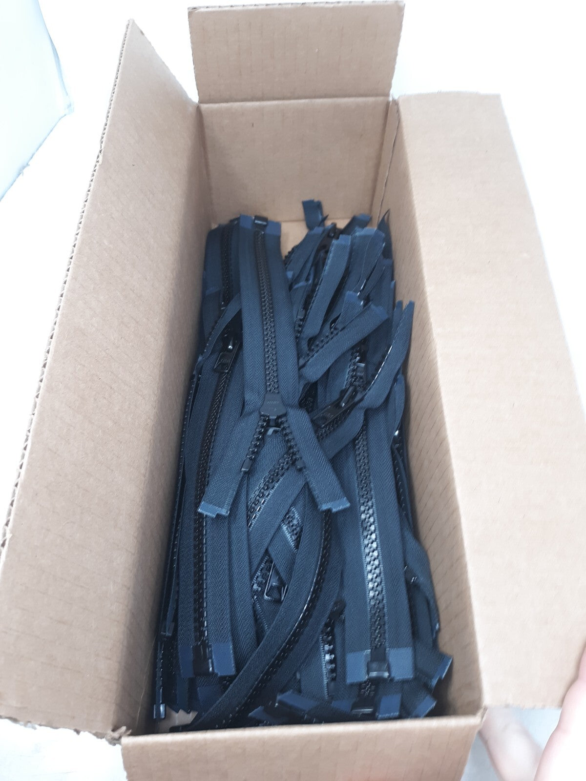 YKK VFOL-106 DA EJ 11/16 GOV Black Zipper 11" Lot of 50