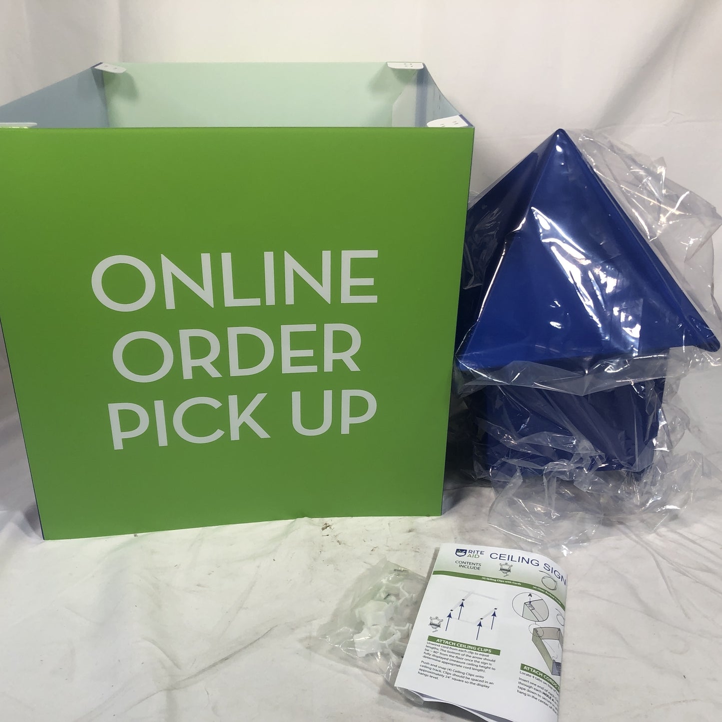 Online Order Pickup Sign - Ceiling Kit