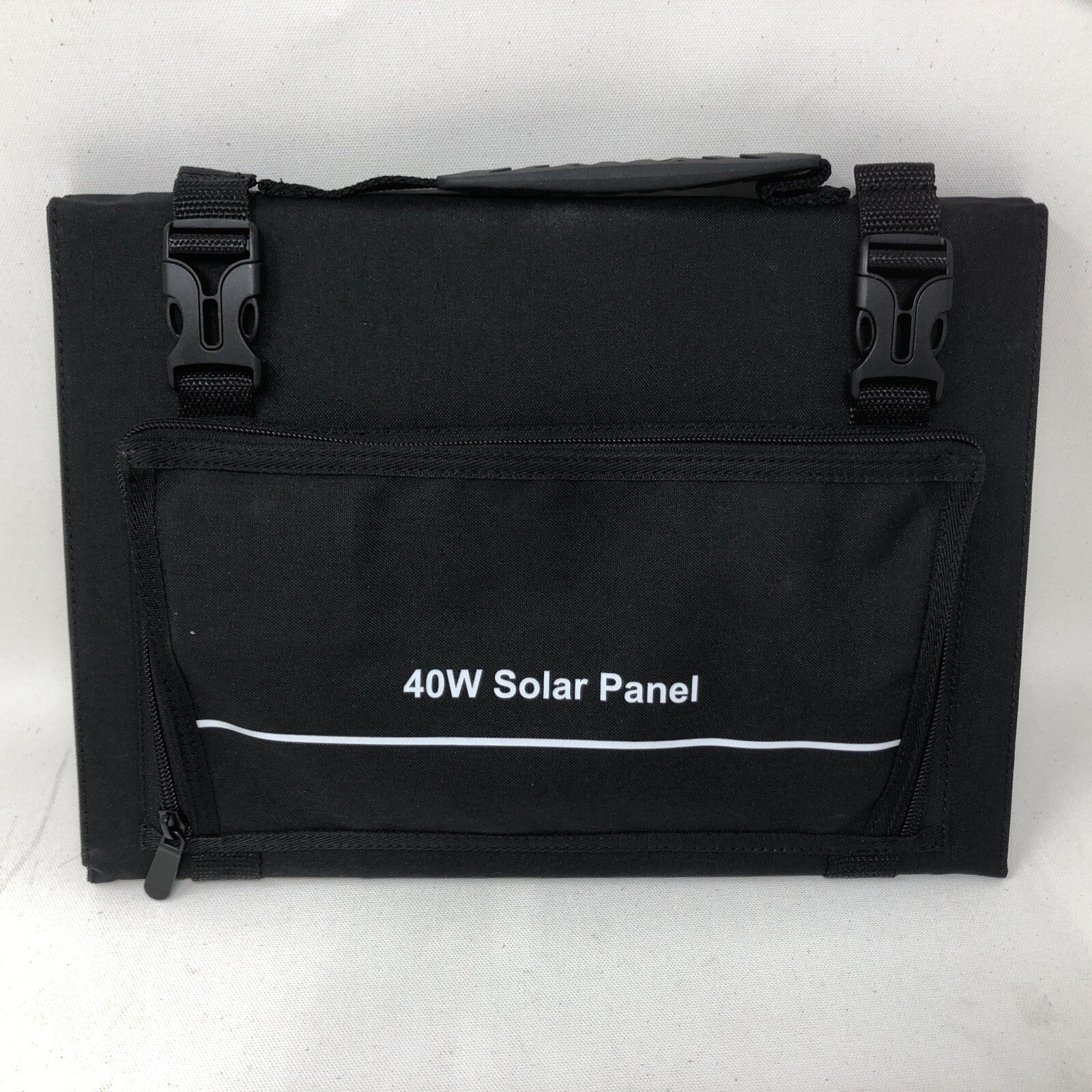 40W Foldable Portable Solar Panel with USB QC 3.0, 15V DC Output