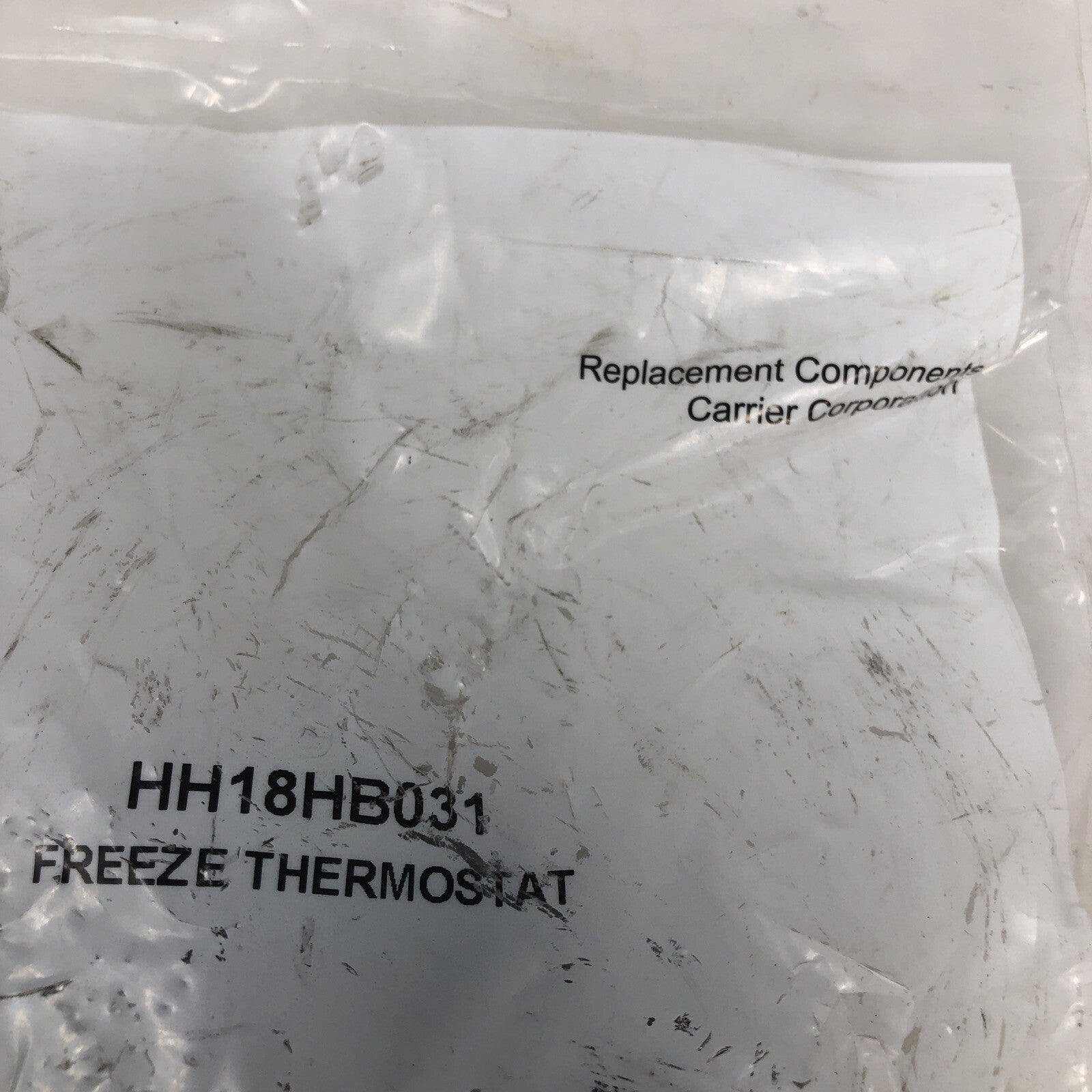 Carrier HH18HB031 Replacement Components Freeze Thermostat