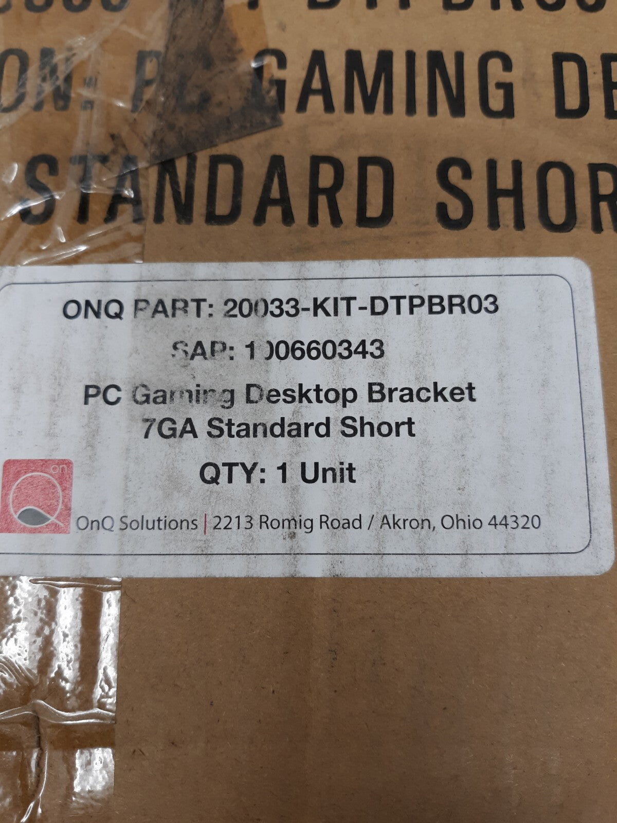 PC Gaming Desktop Bracket 7GA Standard Short 100660343