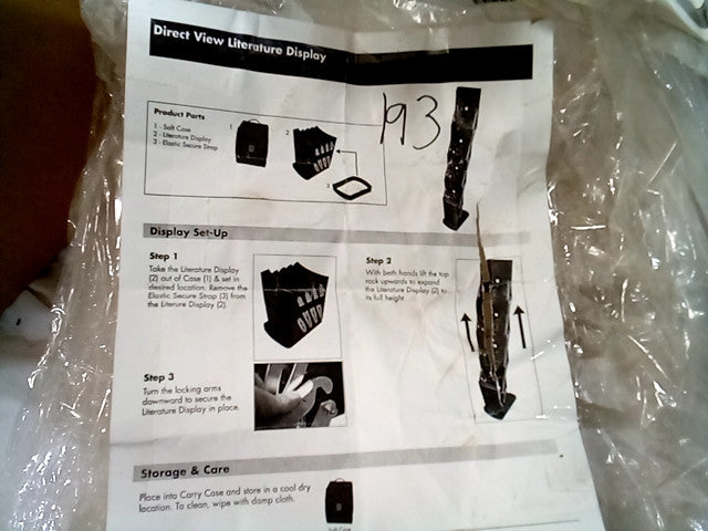 Direct View Literature Display 028353491