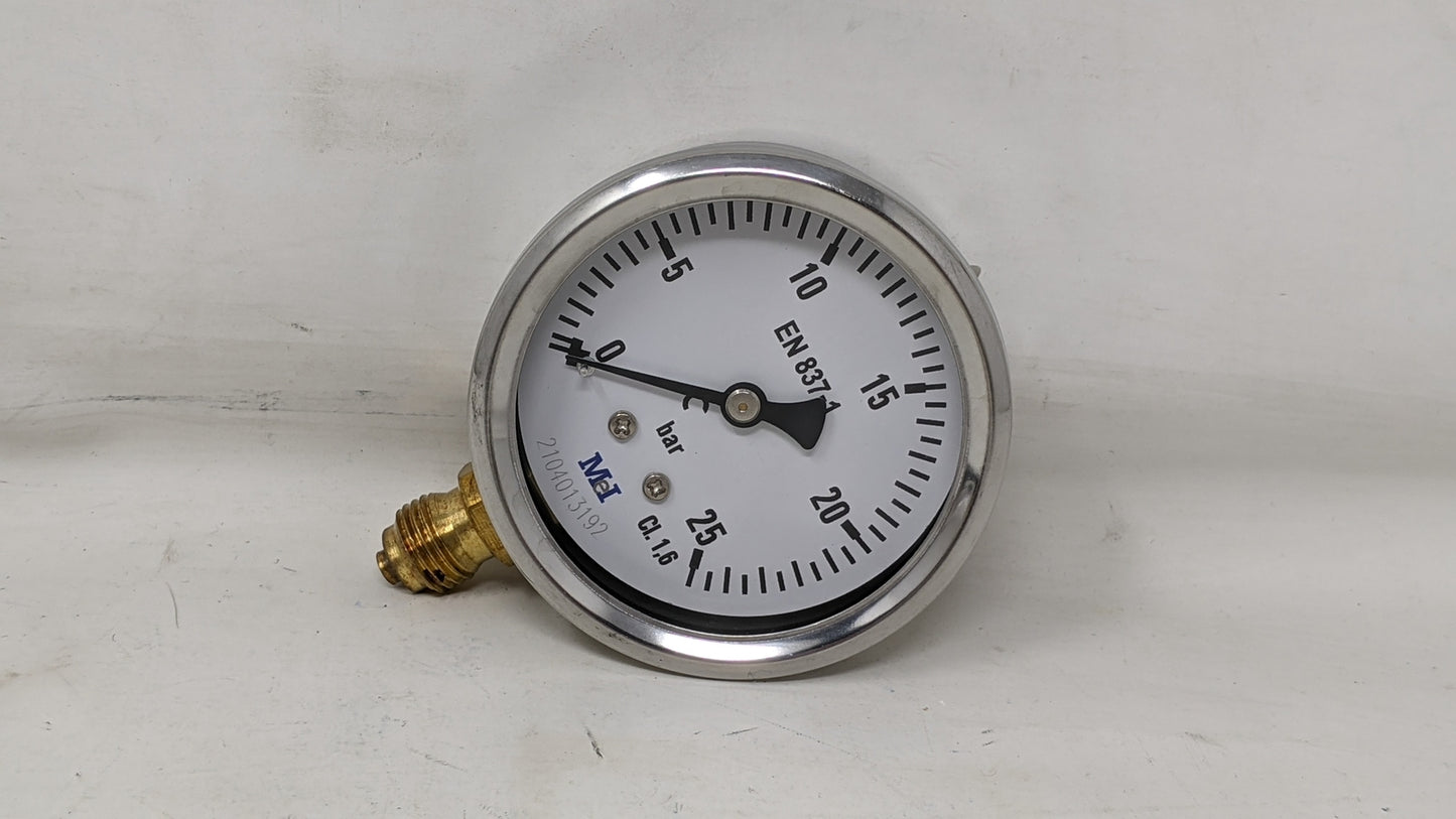 Mei Industrial Fillable Pressure Gauge - 1.6 - +25bar - 6083141700