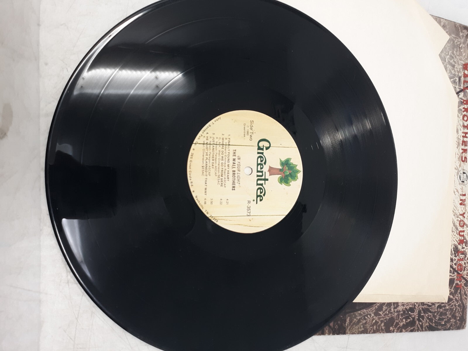 Wall Brothers – In Your Light Vinyl LP 1980 Greentree Records R-3573