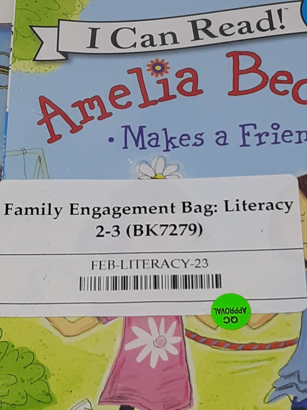 Family Engagement Literacy Bag (Grades 2-3) | Amelia Bedelia Makes a Friend & Qu