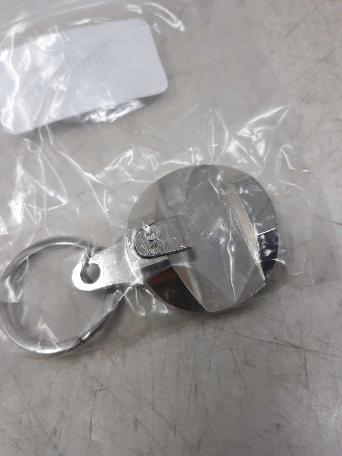 Heineken Soccer Chrome Silver Finish Futbol Bottle Opener Key Chain