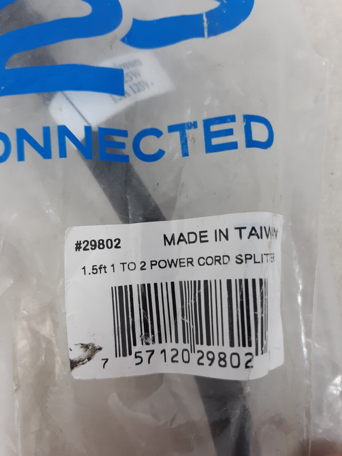 Cables to Go 1-to-2 Power Cord Splitter