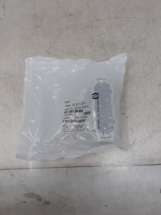 HAN 16 ES-M Rectangular Plug Insert 09330162616 YYC