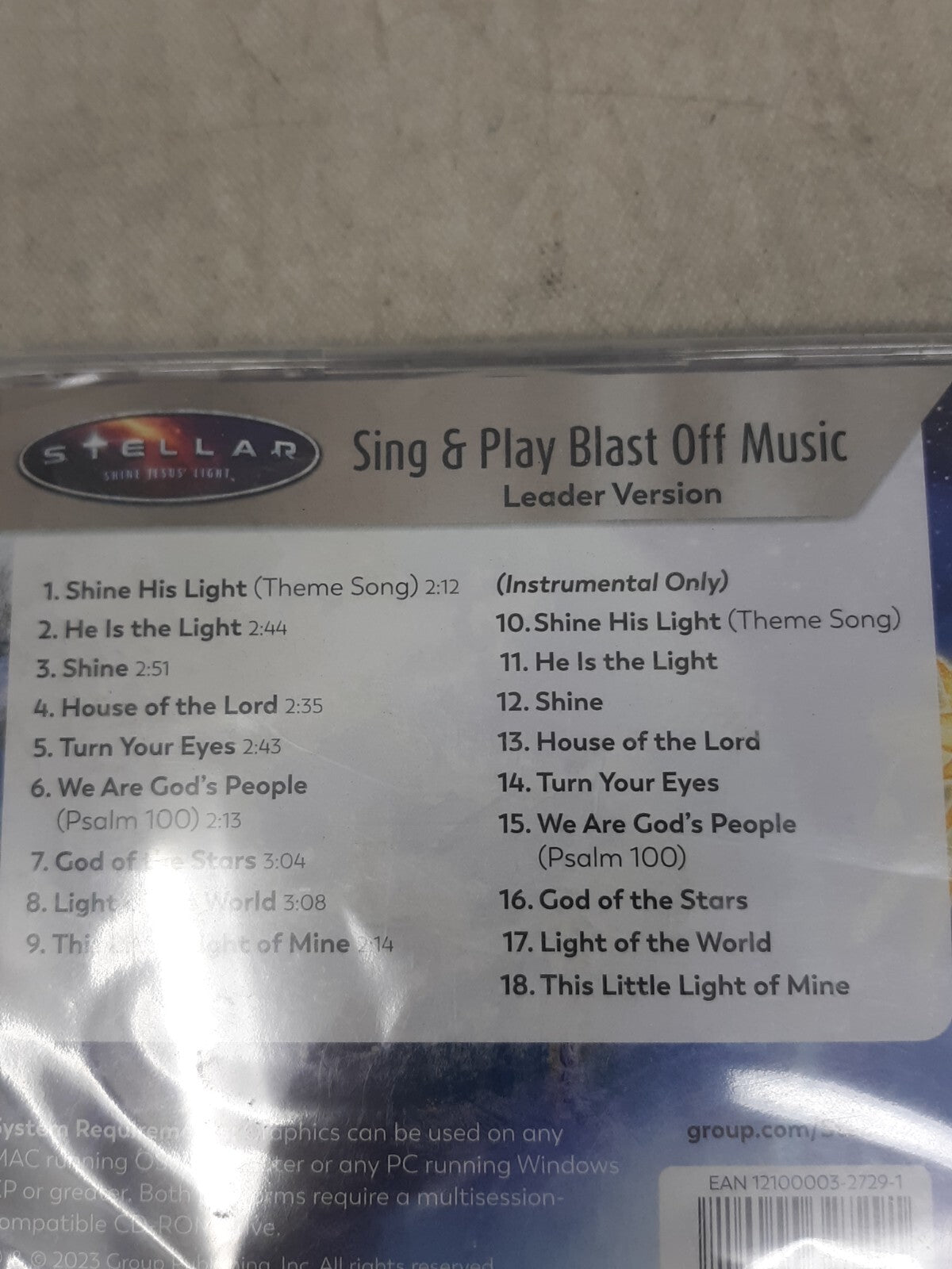 CD Stellar VBS Sing and Play Blast Off Music Participant (CD, 2023, Group)