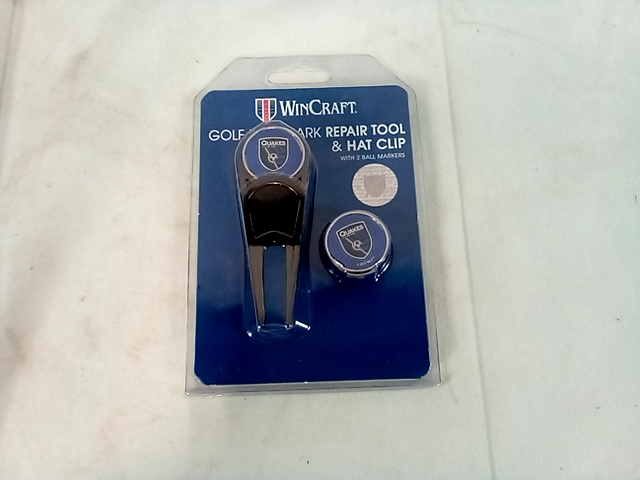 WinCraft 2791676 Golf Ball Mark Repair Tool and Hat Clip with 2 Ball Markers