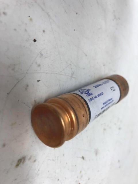 Fuse, Time Delay, 40A, ECNR Series, 250V AC, 125V DC, 3" L X 13/16" Dia