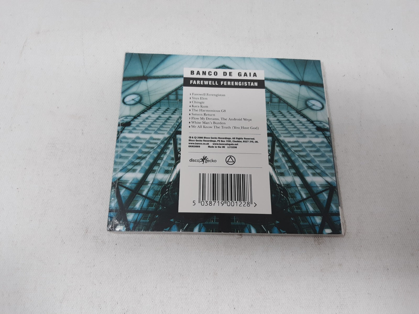 BANCO DE GAIA FAREWELL FERENGISTAN NEW CD