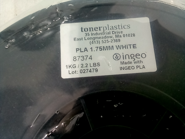 Tonerplastics pla 1.75mm White - 87374