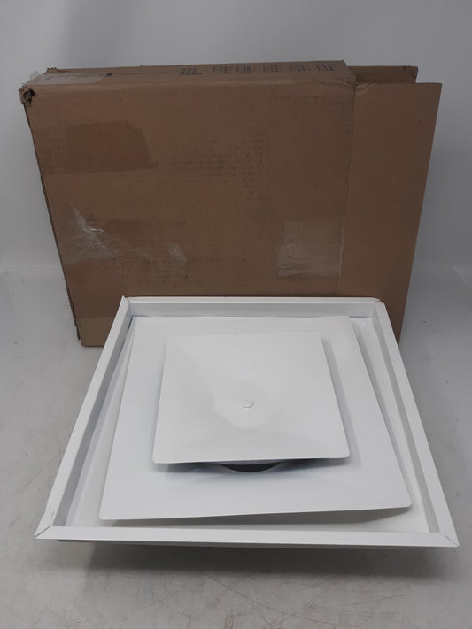 Price Industries SCDA Square Ceiling Diffuser with Round Damper S612
