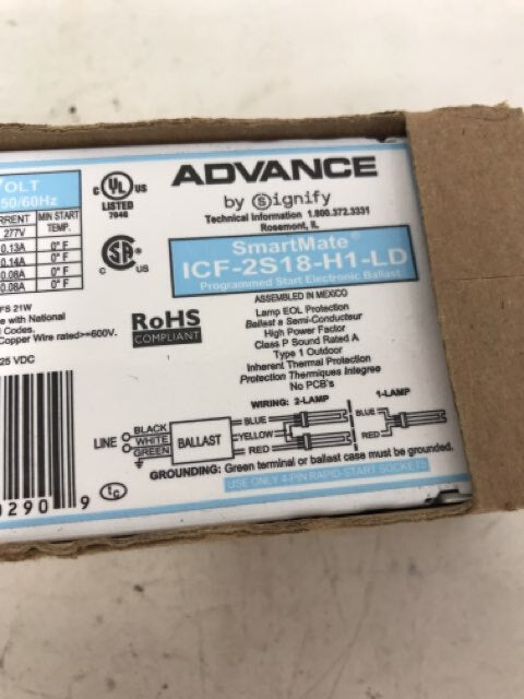 Philips Advance CFL Ballast Programmed Start 21W ICF-2S18-H1-LD-K