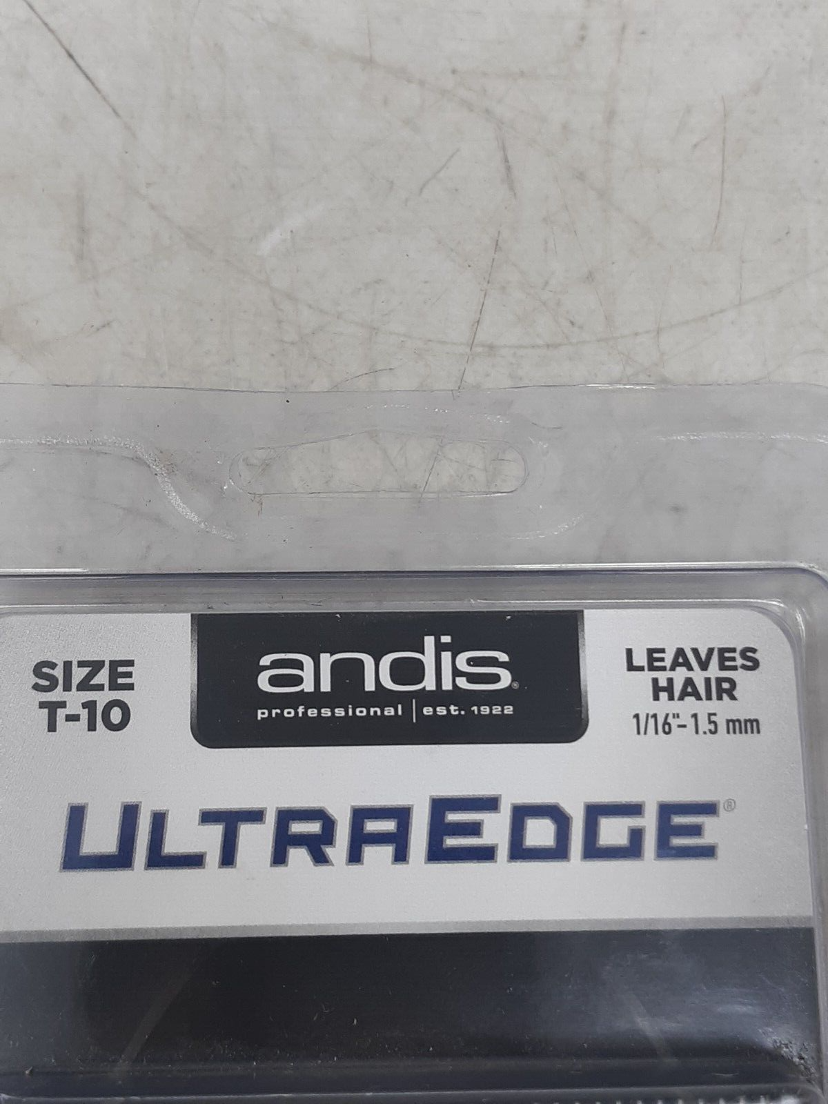 Andis UltraEdge T-10 Detachable Blade 1.5mm Size T10 Chrome Finish USA #22305