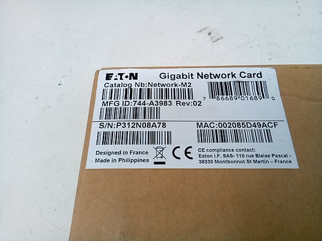 Eaton Network Card Remote Management Adapter Gigabit Ethernet for UPS/PDU