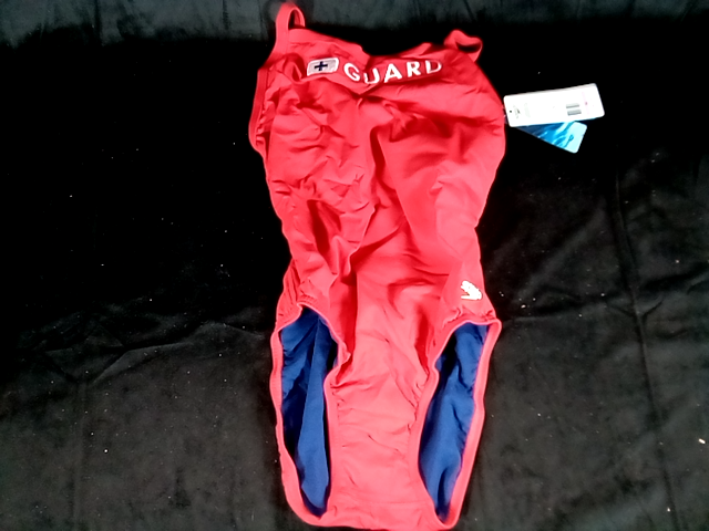 Womens Flyback 1 Piece Swimsuit 6 Red Bathing Suit NWT 781101 EU 32 Guard