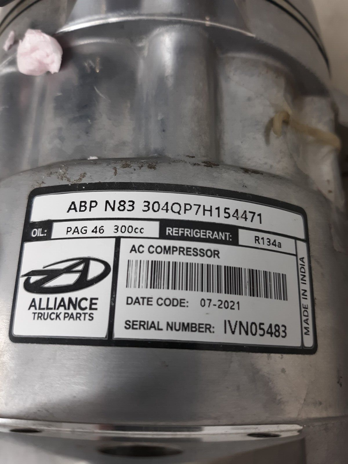 Alliance Compressor ABP-N83-304QP7H154417