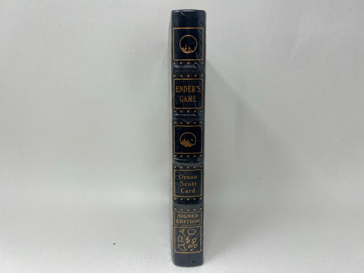 Enders Game Signed Edition Orson Scott Card Leather Bound Book