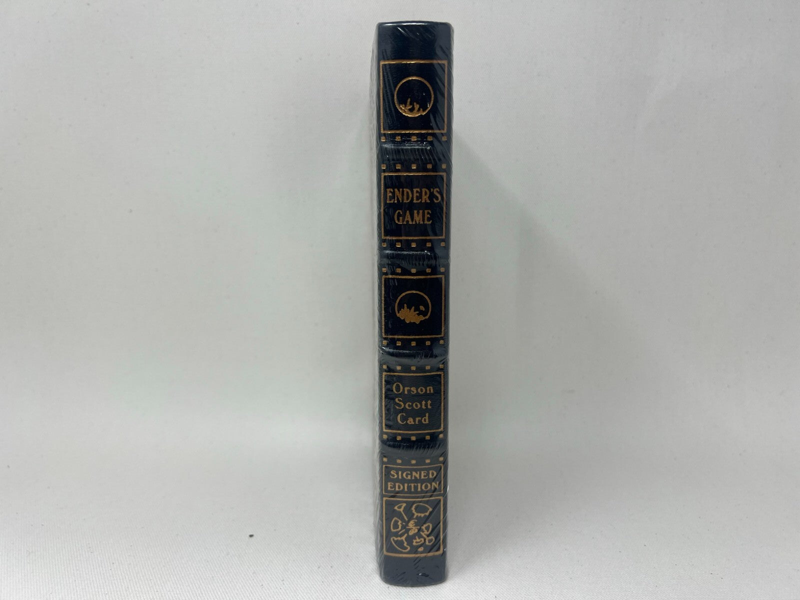 Enders Game Signed Edition Orson Scott Card Leather Bound Book