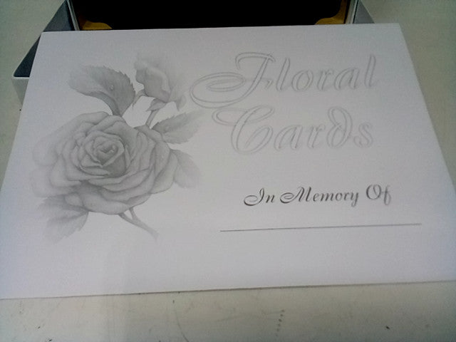 "In Memory Of" Memorial Book