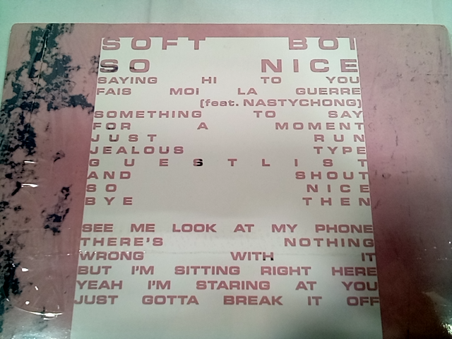 Soft boi so nice LP Vinyl