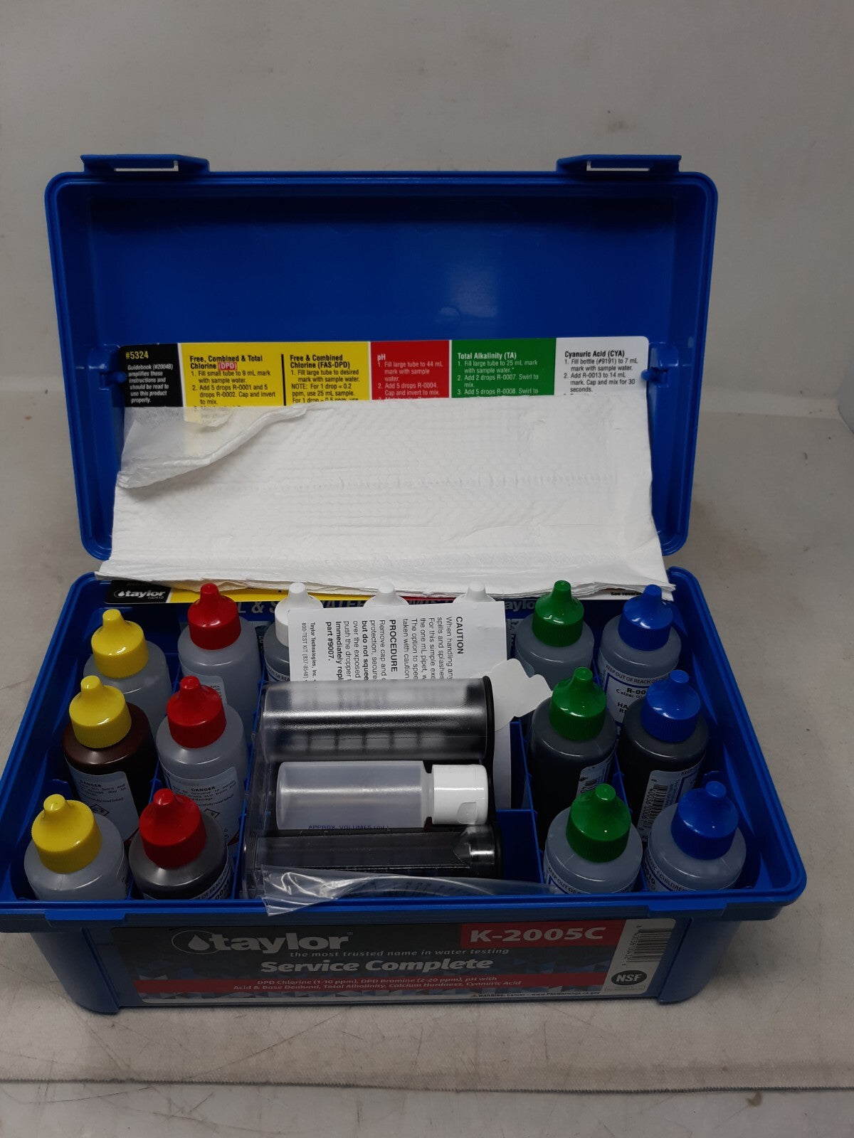 Taylor K-2005C Complete Pool & Spa Test Kit