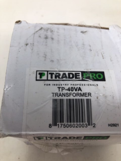TRADEPRO - TP-40VA - 120-208-240/24V 40VA Transformer