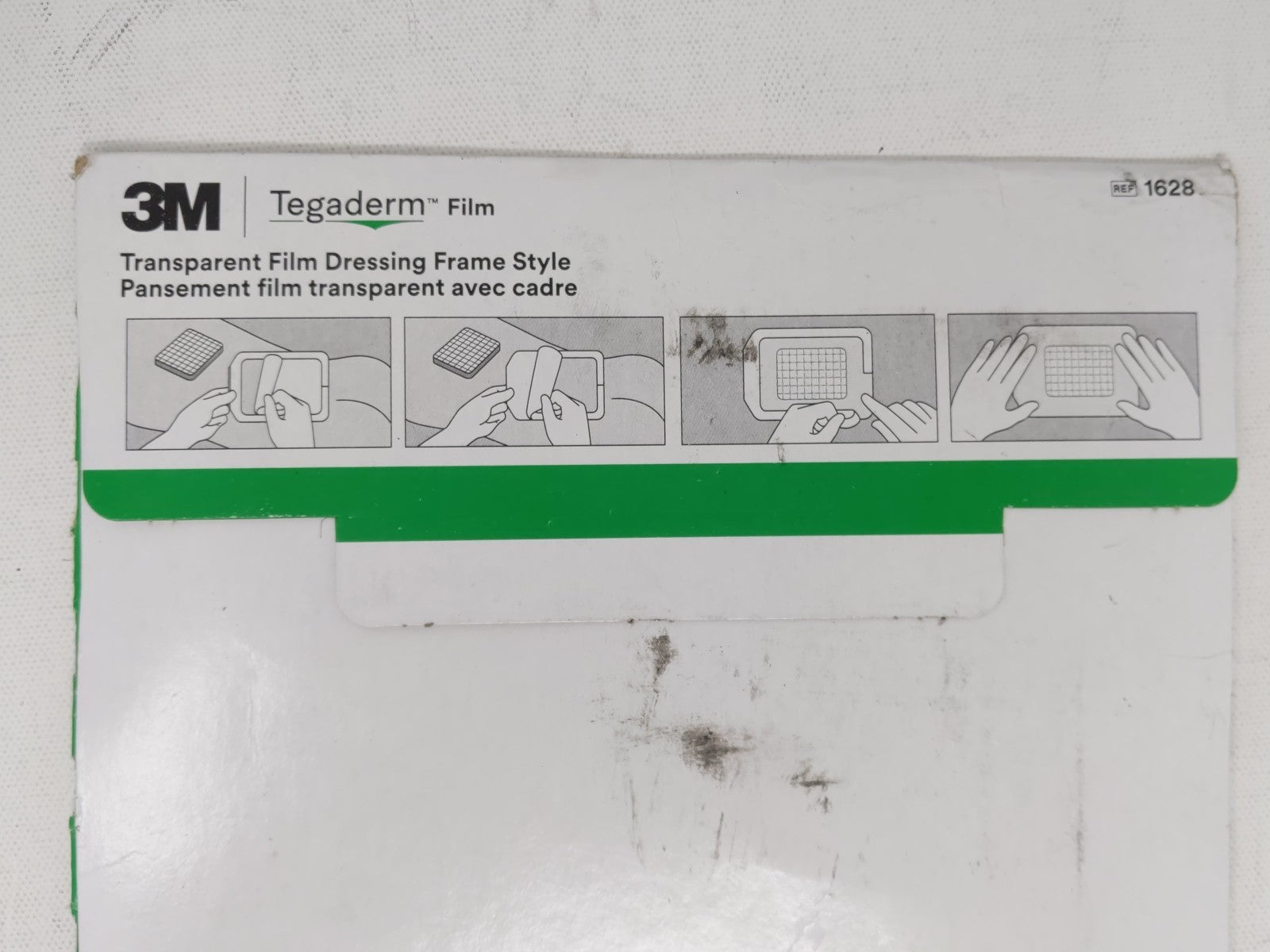 3M Tegaderm 1628 Transparent Film Dressing 6" x 8" Box of 10