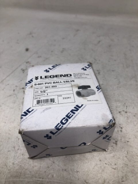 LEGEND - S-601 PVC Ball Valve