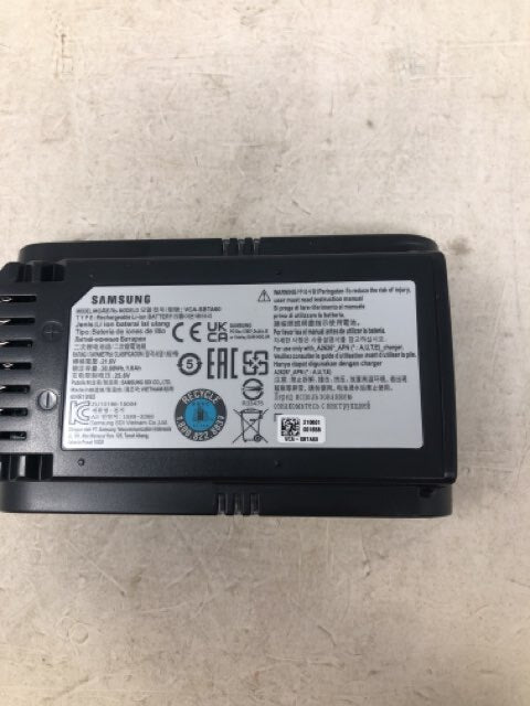 SAMSUNG VCA-SBTA60 Rechargable Li-On Battery for Jet 60 Vacuum Stick Black
