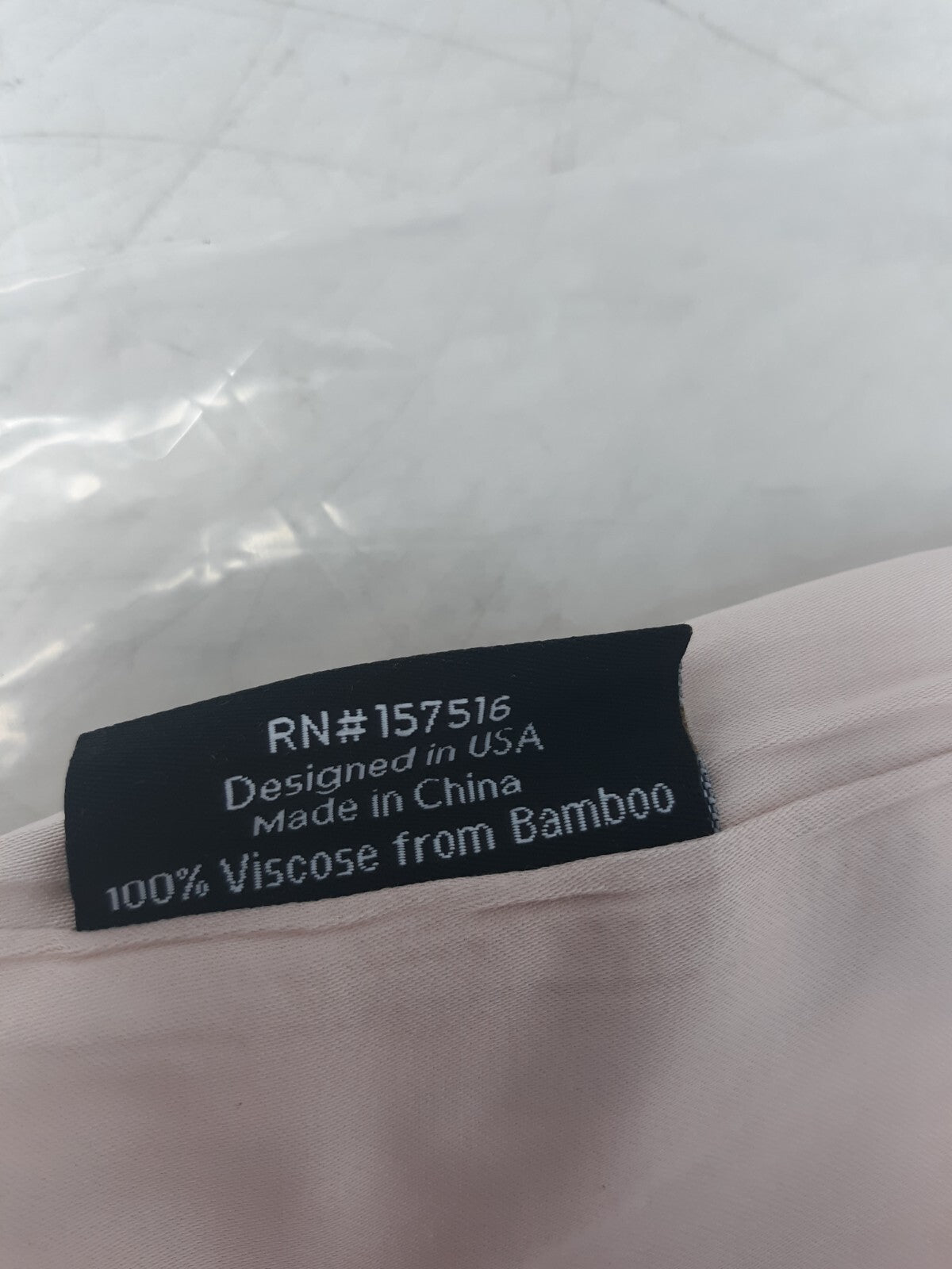 LUXOME 100% Rayon (Viscose) from Bamboo Pillowcase Set in Blush Color