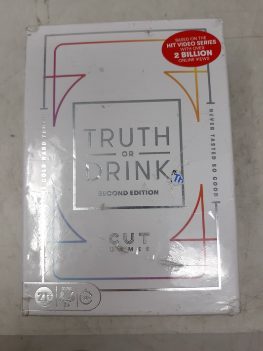 Truth or Drink Card Game 21+ Party Game Second Edition