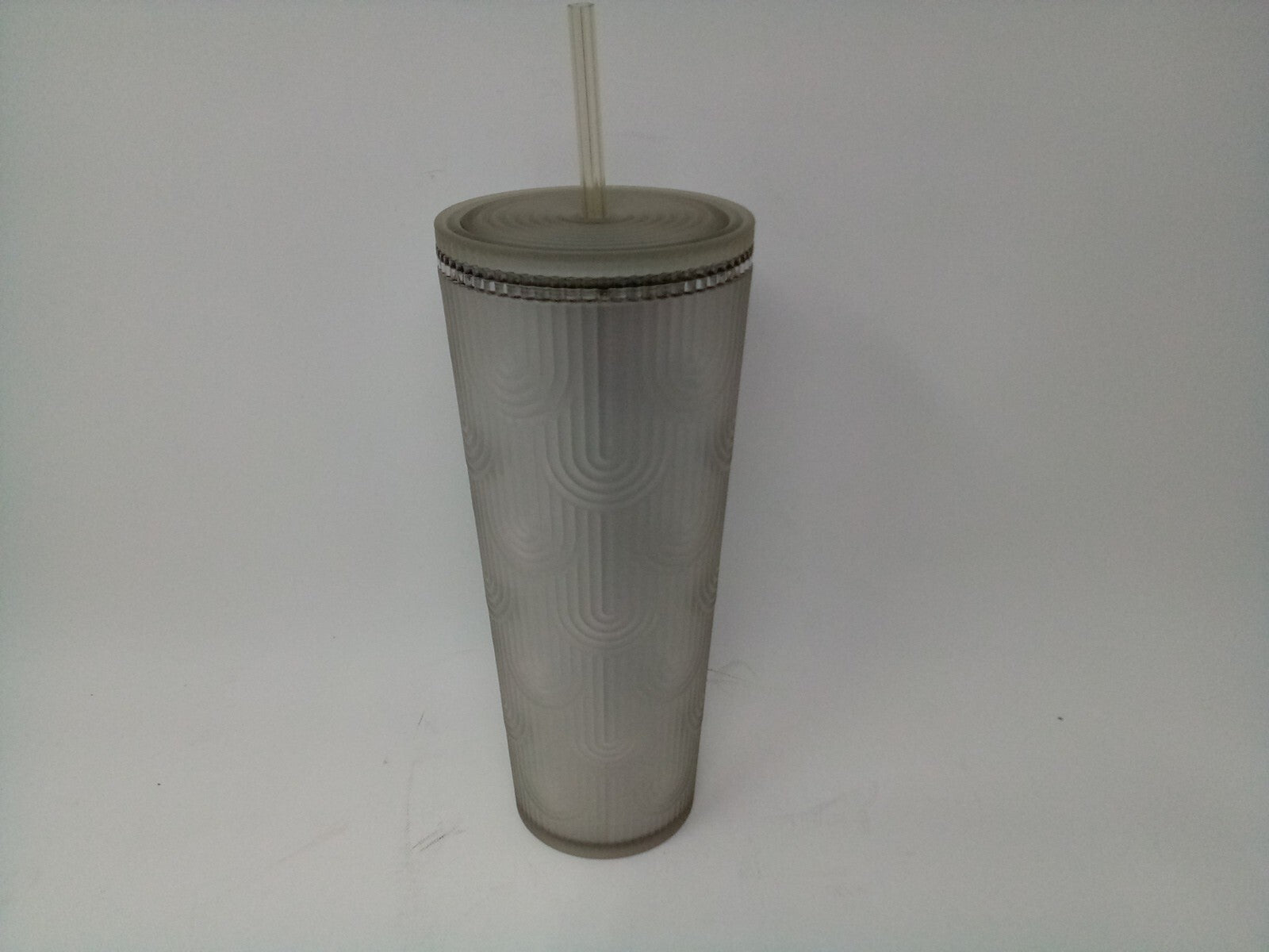 Starbucks 2024 Summer Gray Siren Scales Soft Touch Tumbler Venti 24 oz Cup