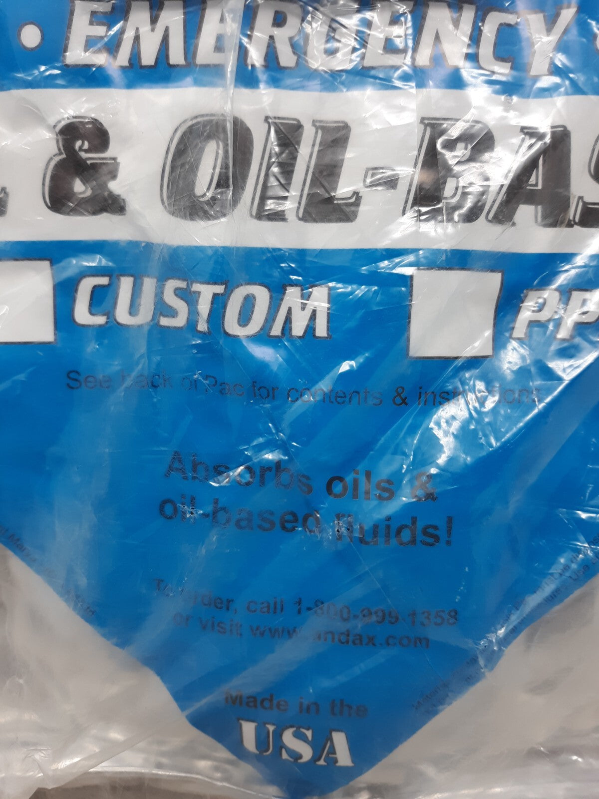 Andax Pac - Portable Emergency Spill Pac - Oil & Oil Based