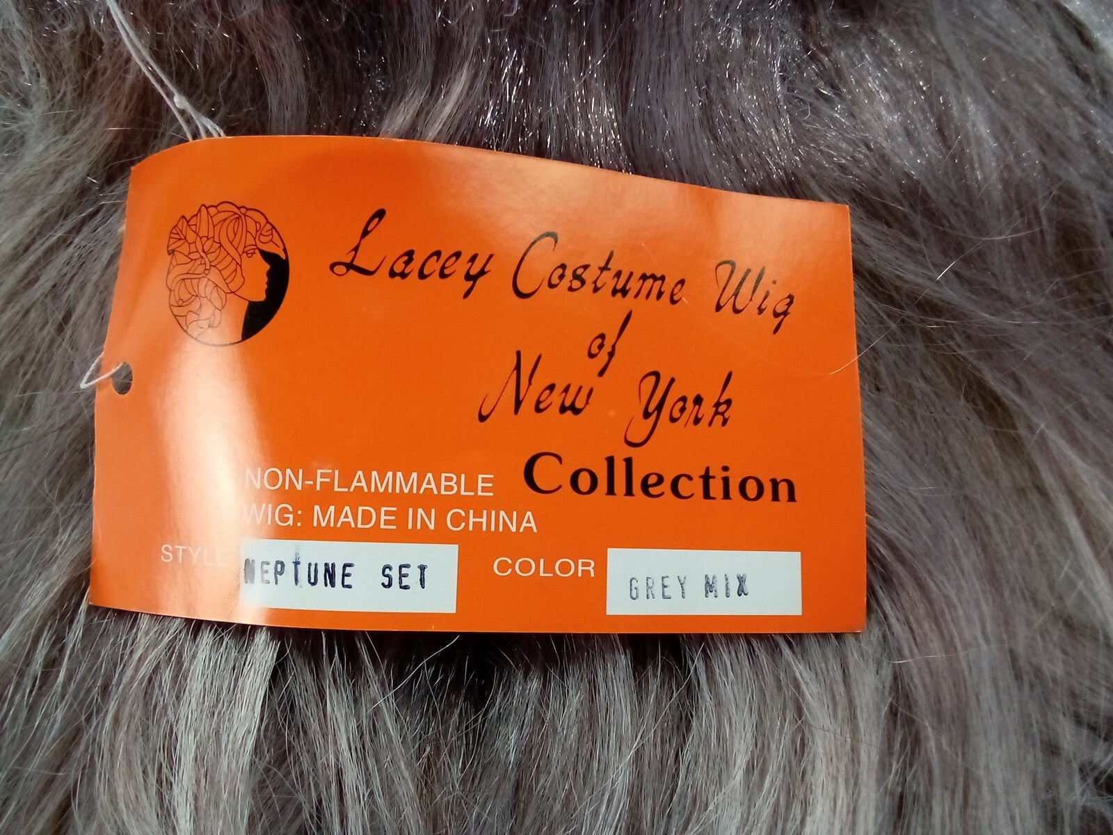 Lacey Costume Wig of New York Collection Style: Neptune Set Color: Grey Mix