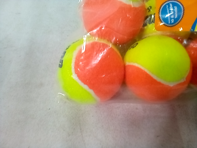 Penn QST 60 Tennis Balls - Youth Felt Orange Tennis Balls for Beginners, 12 Ball