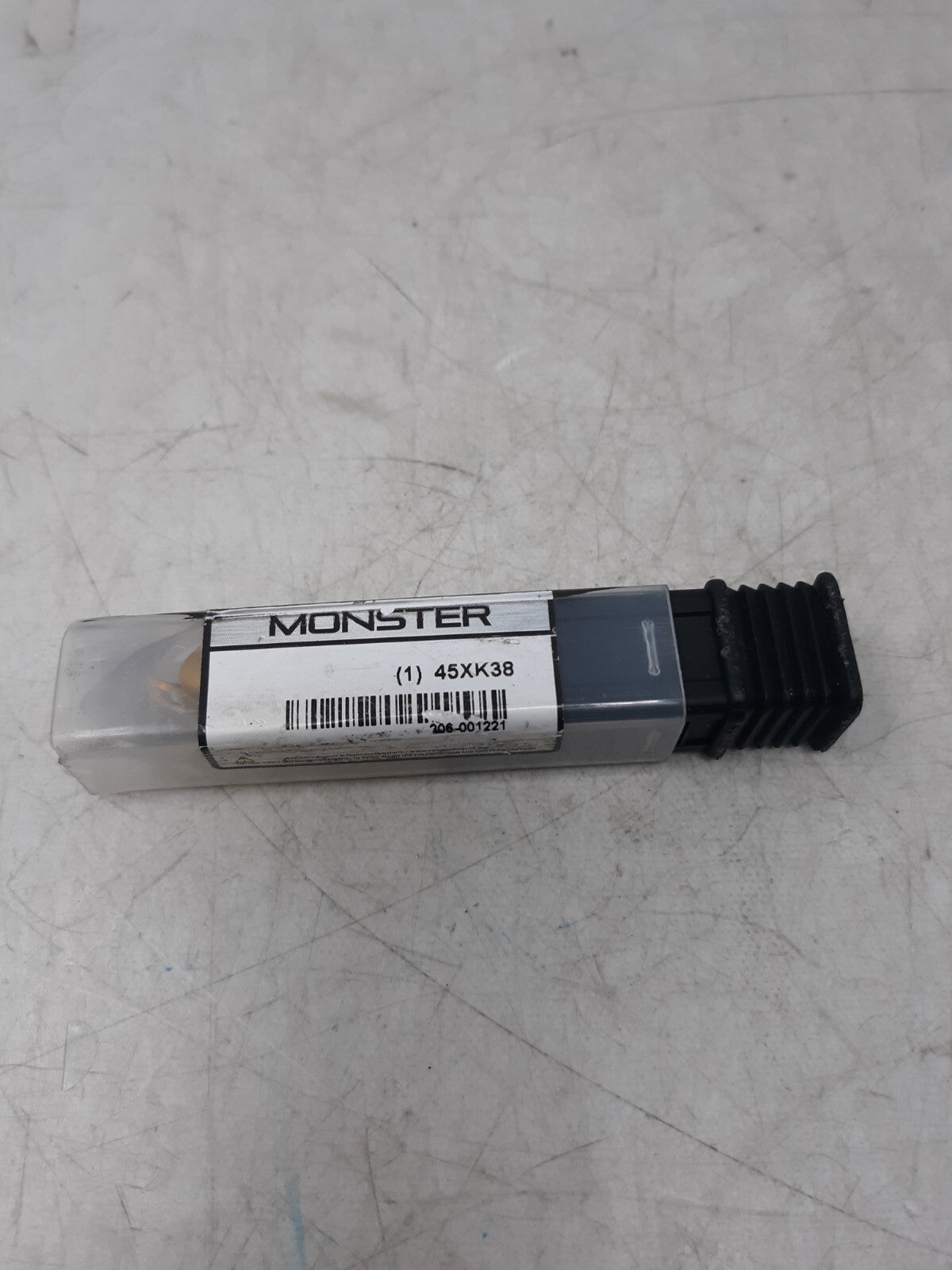 Grainger Monster 45XK38 Square End Mill TiN Carbide 5/8" Dia 1-1/4" Cut Length