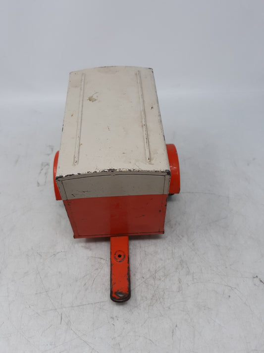 Vintage U-Haul Pressed Steel Toy Trailer with Opening Rear Door – Rare Collectib