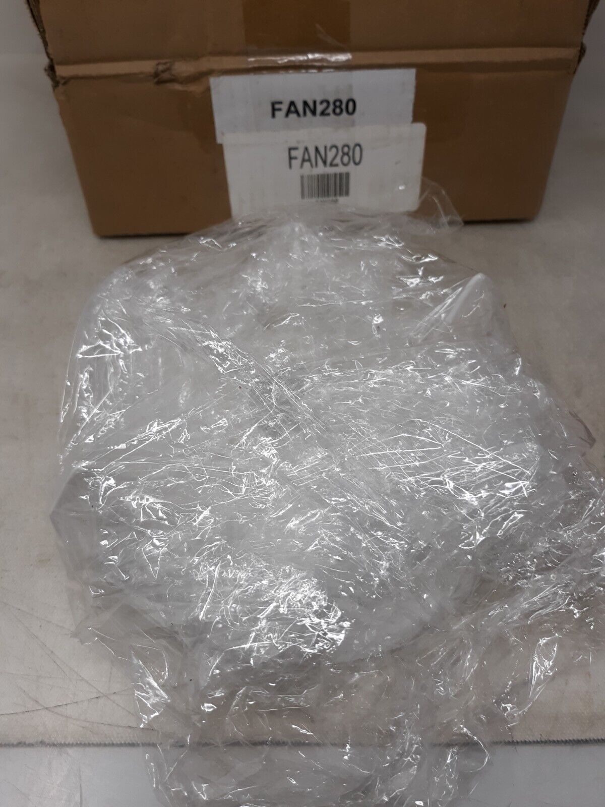 Round Shaft Replacement White Plastic 6 Impeller Motor Fan Vane