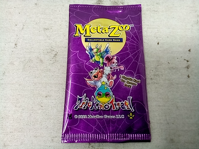 MetaZoo 2022 Trick no Treat Bag Promo Packs With Halloween Mask *READ*